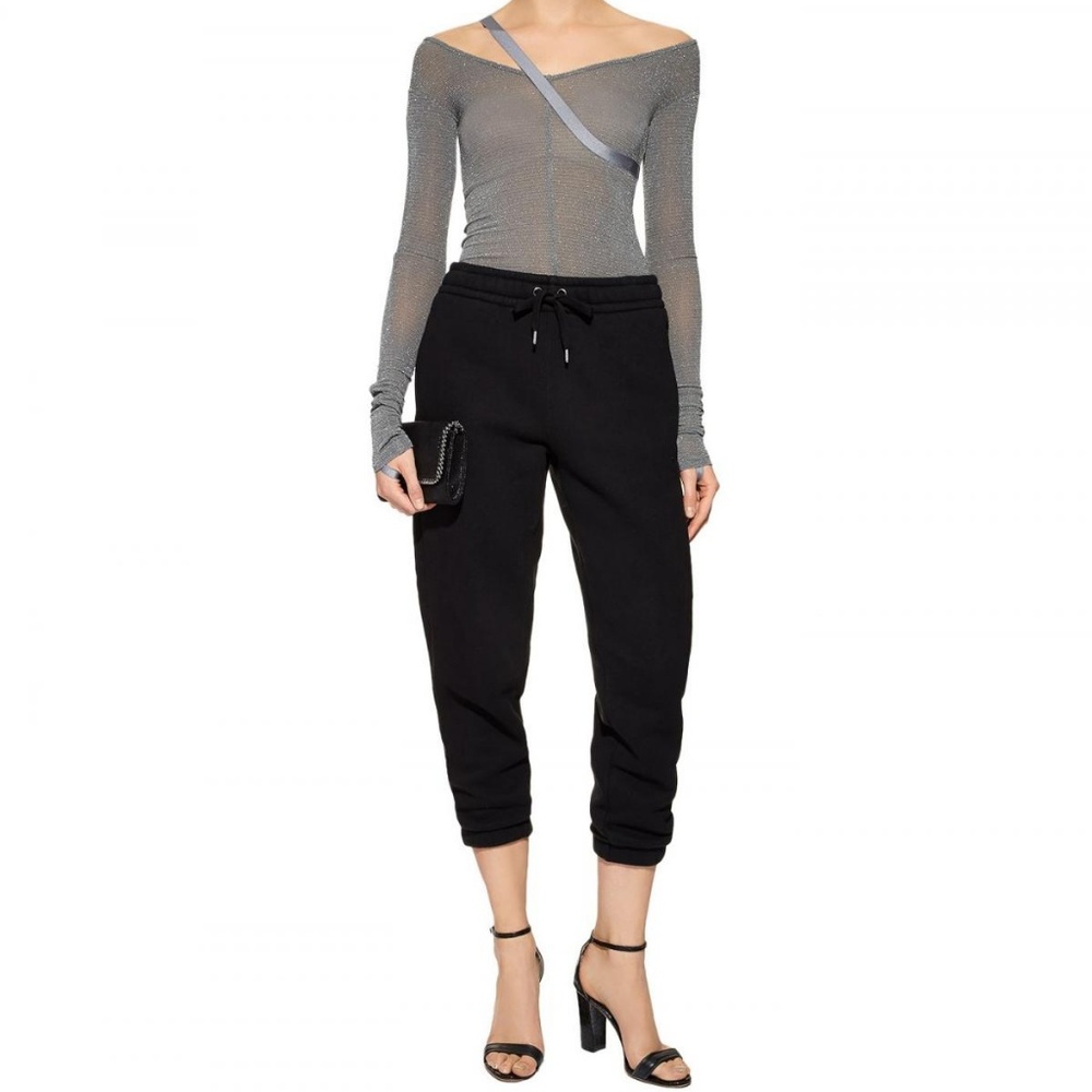 Helmut Lang Xs metallic elastic strap top